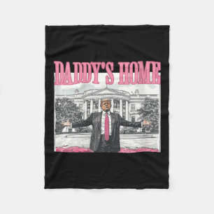 Couverture Polaire Maison Blanche Maison des femmes Trump Daddys 2024