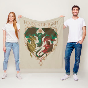 Couverture Polaire Maison du Dragon Bouclier dragon