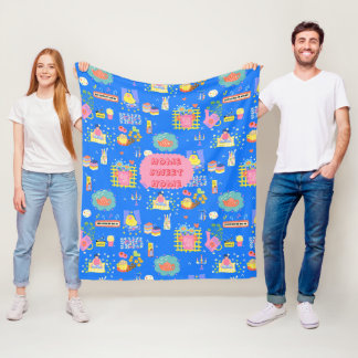 Couverture Polaire Maison personnalisée Sweet Home