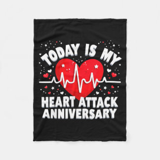 Couverture Polaire Maladies cardiaques ouvertes Anniversaire de crise