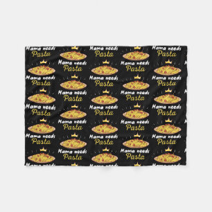 Couverture Polaire Mama A Besoin De Pâtes Spaghetti Et De Boulettes