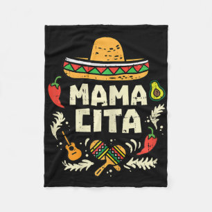 Couverture Polaire Mamacita Famille Cinco De Mayo Tenue de Couple Mex