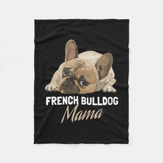 Couverture Polaire Maman Amateurs de taureau de chien taureau (Devant)