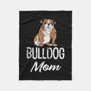 Couverture Polaire Maman Bulldog Citation Amusante Femmes