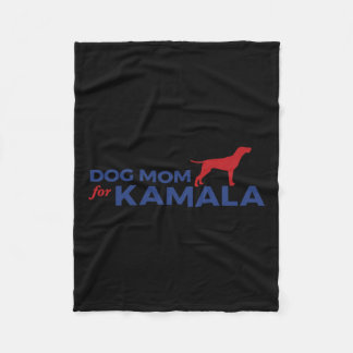 Couverture Polaire Maman de chien pour Kamala Drôle chien 2024 Présid