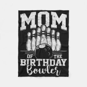 Couverture Polaire Maman De L'Anniversaire Bowler Bowling Party