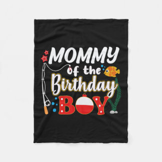 Couverture Polaire Maman De L'Anniversaire Garçon Pêche Famille Corre