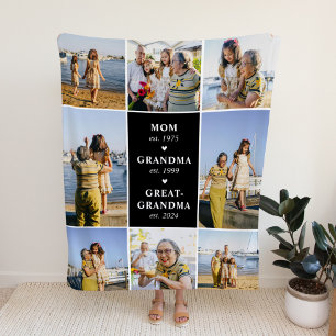 Couverture Polaire Maman, grand-mère, grand-grand-mère