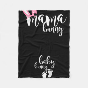 Couverture Polaire Maman Lapin Bébé Lapin Maman Enceinte Pâques Gross
