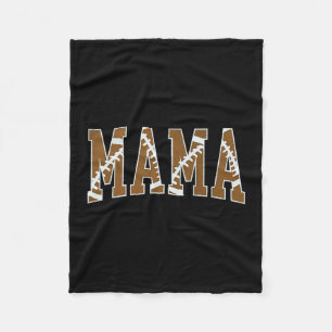 Couverture Polaire Maman Maman Touchdown Football Américain Jour de M