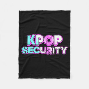 Couverture Polaire Maman papa enfants sécurité K-pop concert d'annive
