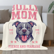 Maman Pitbull au Chien Méchant Impressionnant et I