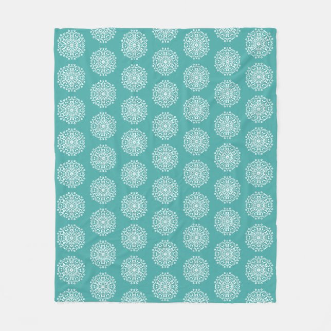Couverture Polaire Mandala (Devant)
