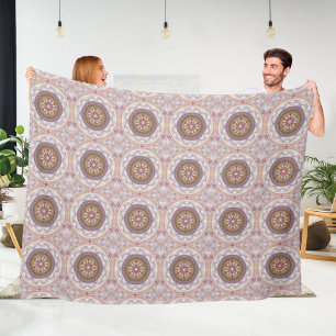 Couverture Polaire Mandala 9 Fleece Blanket