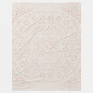 Couverture Polaire Mandala Baroque Flower Design Motif