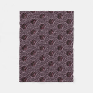 Couverture Polaire Mandala de rose