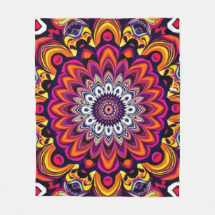 Couverture Polaire Mandala énergétique