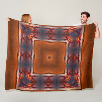 Couverture Polaire Mandala, l'esprit tribal autochtone du désert d'Ap