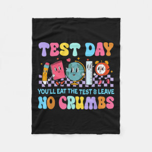 Couverture Polaire Mangez Le Test Leave No Crumbs Motivationnel Dire