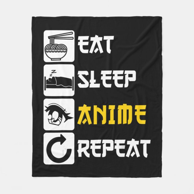 Couverture Polaire Mangez Sleep Anime Répéter Manga Japon Dire Cospla (Devant)