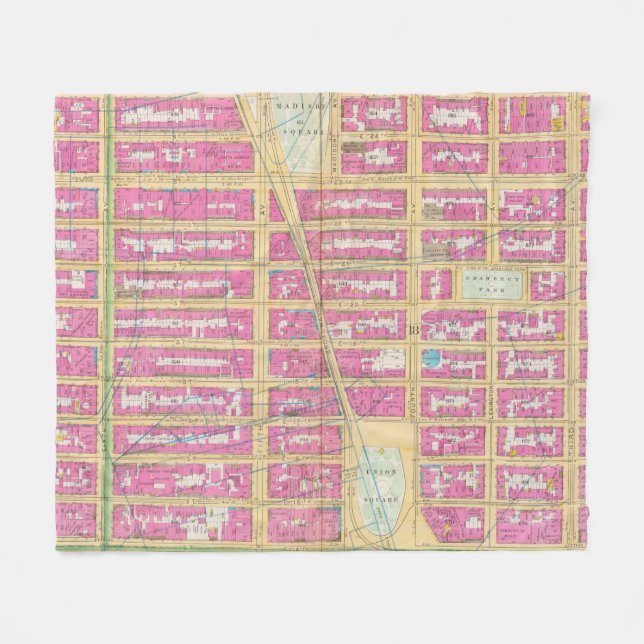 Couverture Polaire Manhattan, New York 12 (Devant (Horizontal))