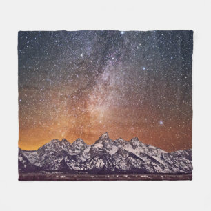 Couverture Polaire Manière laiteuse au-dessus de Teton grand
