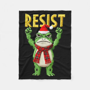 Couverture Polaire Manifestation Grenouille de Portland Femmes Grenou