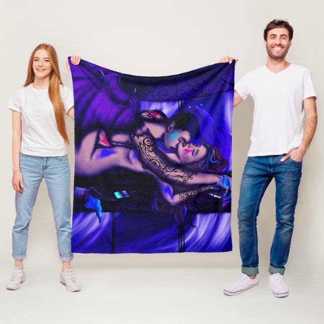Couverture Polaire Manta Acotar Feyre y Rhys (En situation)