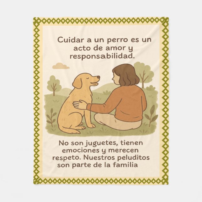 Couverture Polaire MantaPeluditos (Devant)