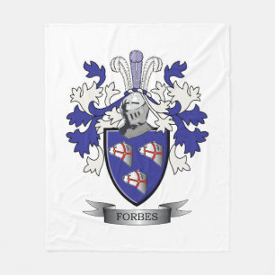 Couverture Polaire Manteau de crête de famille de Forbes des bras