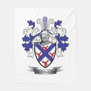 Couverture Polaire Manteau de crête de famille de McCallum des bras