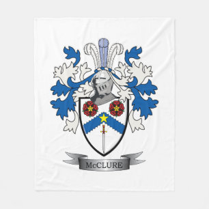 Couverture Polaire Manteau de crête de famille de McClure des bras