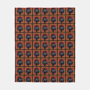 Couverture Polaire Manteau de plaid pour chien écossais Terrier écoss