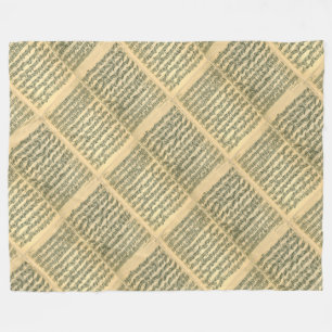 Couverture Polaire Manuscrit de musique de Bach Chaconne pour le