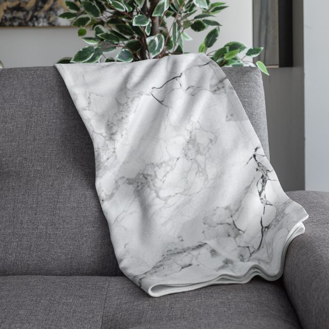 Couverture Polaire Marbre (Marble Fleece Blanket
)