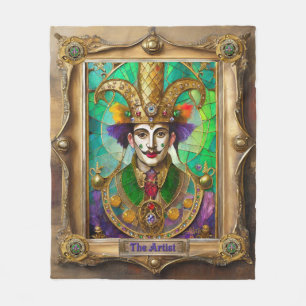 Couverture Polaire Mardi Gras Realm Portraits - L'Artiste Dali