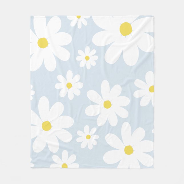 Couverture Polaire Marguerites (Devant)