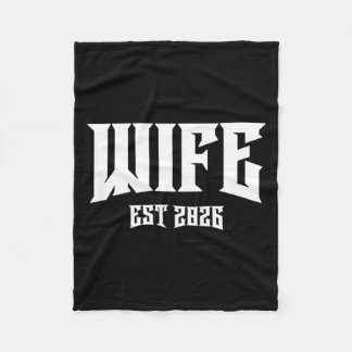 Couverture Polaire Mariage Enterrement de Vie de Garçon Rock Grunge F