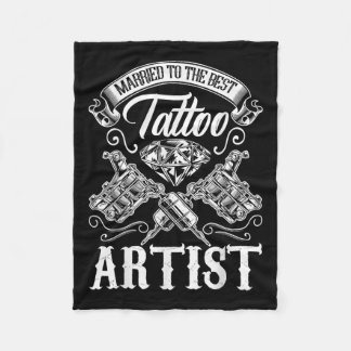Couverture Polaire Marié À La Meilleure Épouse Artiste De Tatouage Ou