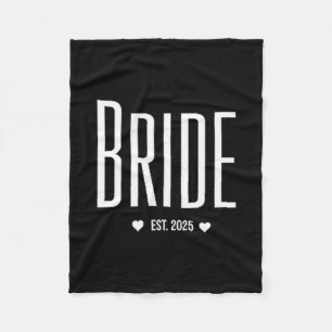 Couverture Polaire Mariée Est 2025 Pochette pour future épouse bientô