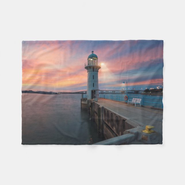 Couverture Polaire Marina des tombolas | de phare, Singapour (Devant (Horizontal))