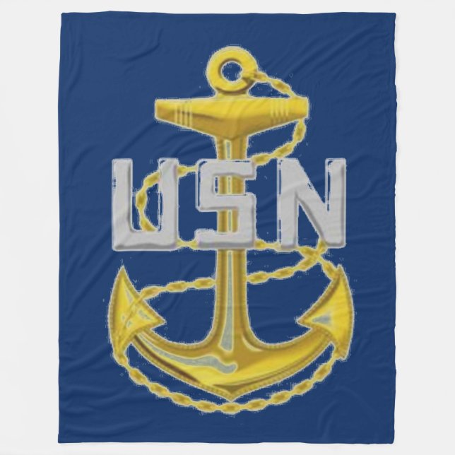 COUVERTURE POLAIRE MARINE FLEECE BLANKET (Devant)