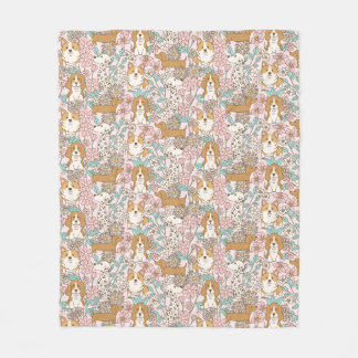 Couverture Polaire Marionnettes florales