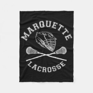 Couverture Polaire Marquette Lacrosse Vintage Retro Lax