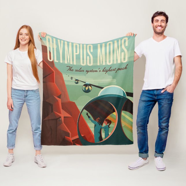 Couverture Polaire Mars Olympus Mons Système solaire Volcano le plus  (En situation)