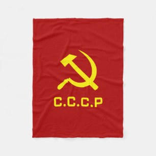 Couverture Polaire Marteau et faucille de CCCP