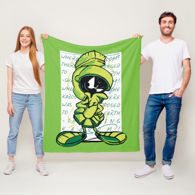Couverture Polaire MARVIN THE MARTIAN™ - Croquis (En situation)