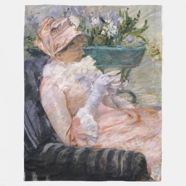 Couverture Polaire Mary Cassatt - La Coupe du Thé (Devant)