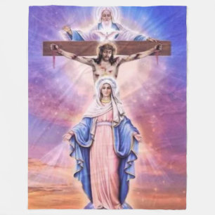 Couverture Polaire MARY, JÉSUS et DIEU