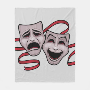 Couverture Polaire Masques de théâtre de comédie et de tragédie